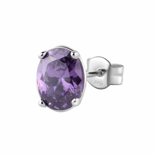 BROSWAY fél pár fülbevaló Fancy Magic purple fülbevaló BWFMP08