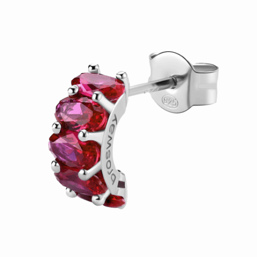BROSWAY fél pár fülbevaló Fancy Passion ruby fülbevaló BWFPR09