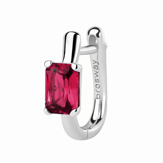 BROSWAY fél pár fülbevaló  Fancy Passion ruby fülbevaló BWFPR08