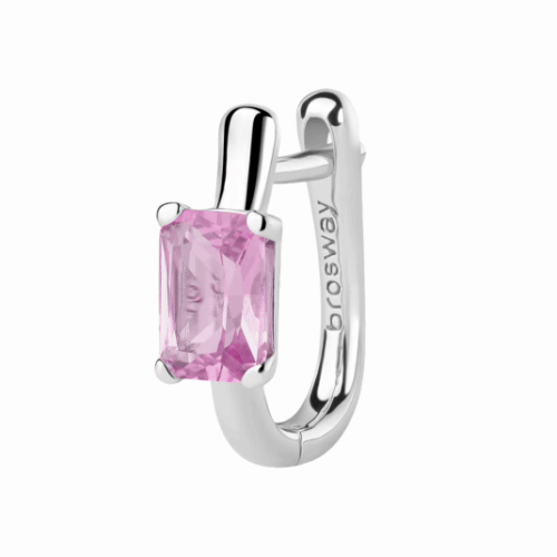 BROSWAY fél pár fülbevaló Fancy Vibrant pink fülbevaló BWFVP07
