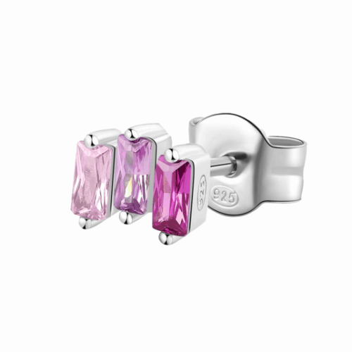 BROSWAY fél pár fülbevaló Fancy Vibrant pink fülbevaló BWFVP06