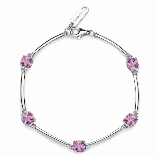 BROSWAY karkötő Fancy Vibrant pink karkötő BWFVP05