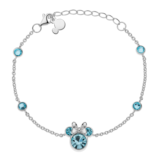 DISNEY ezüst karkötő Minnie karkötő BS00062SRQL-55.CS