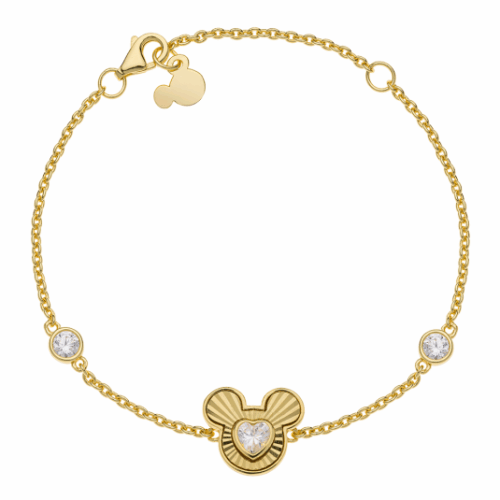 DISNEY ezüst karkötő Mickey karkötő BS00073YZWL-55.CS