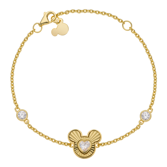 DISNEY ezüst karkötő Mickey karkötő BS00073YZWL-55.CS