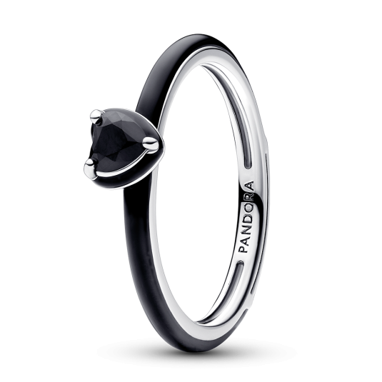 PANDORA ME gyűrű mázzal és szívvel gyűrű 193088C01