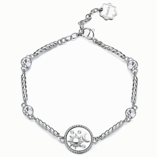 BROSWAY karkötő Chakra Mystic Nap és Hold karkötő BWBHKB155