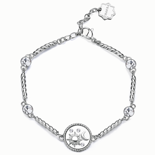 BROSWAY karkötő Chakra Mystic Nap és Hold karkötő BWBHKB155