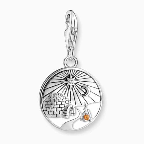 THOMAS SABO Igloo charm medál medál 2060-473-7