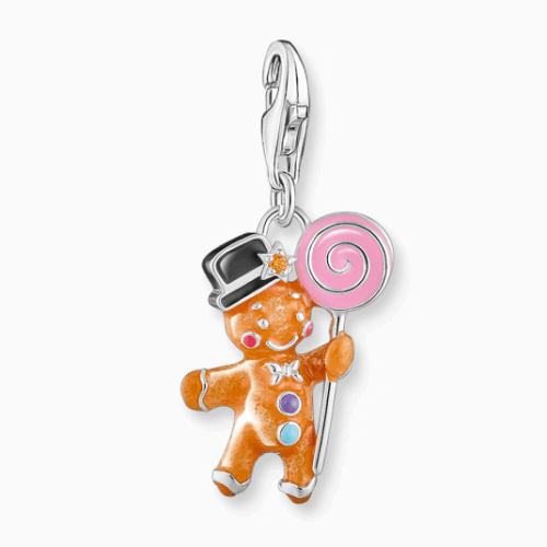 THOMAS SABO charm medál Gingerbread man medál 2064-691-7