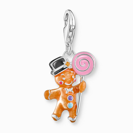 THOMAS SABO charm medál Gingerbread man medál 2064-691-7