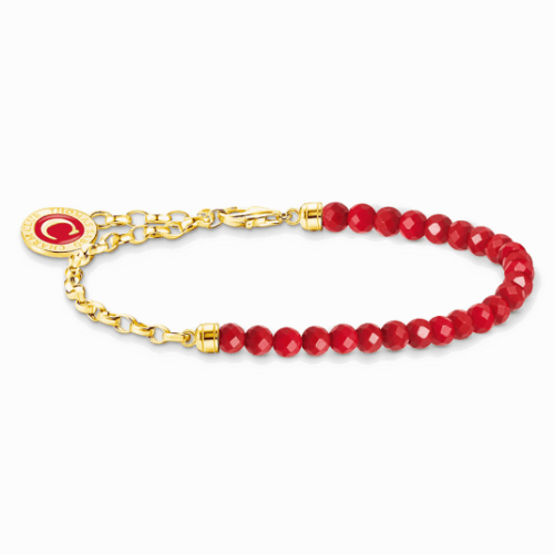 THOMAS SABO karkötő Red beads karkötő A2130-427-10