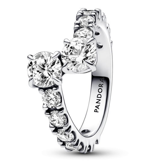 PANDORA gyűrű Fényes kövek gyűrű 193149C01