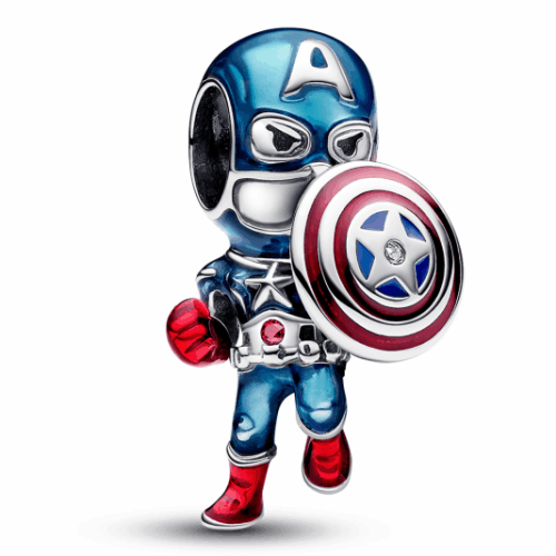 PANDORA Marvel Amerika Kapitány charm