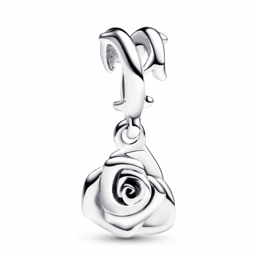 PANDORA Virágzó rózsa charm