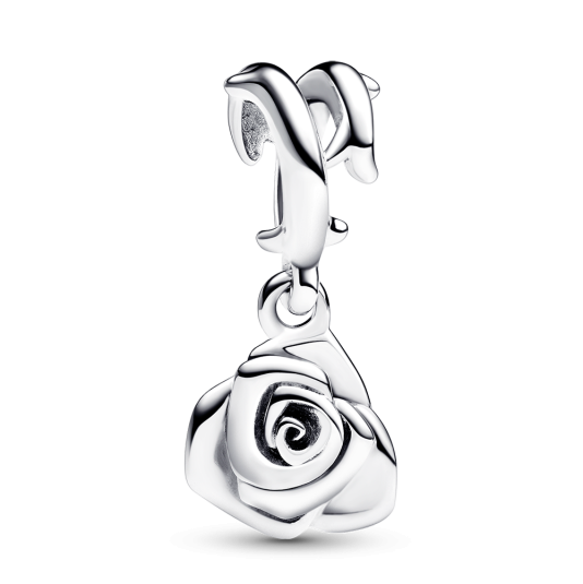 PANDORA Virágzó rózsa charm