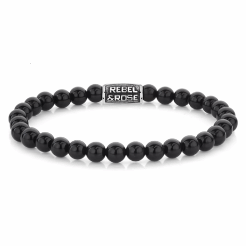 REBEL & ROSE karkötő Black Velvet Vintage karkötő RR-60121-V