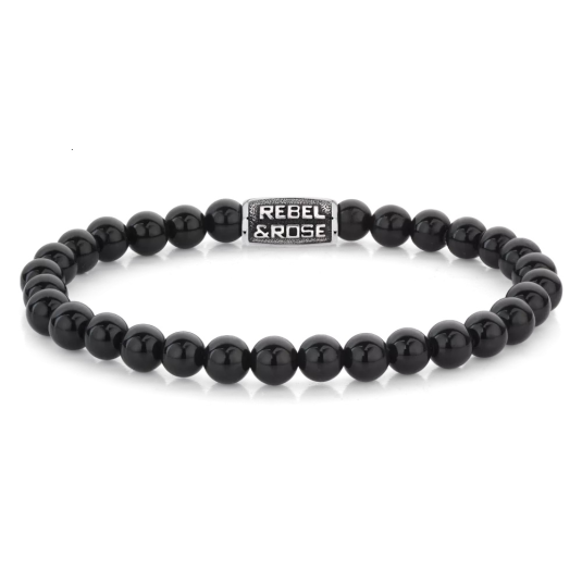 REBEL & ROSE karkötő Black Velvet Vintage karkötő RR-60121-V