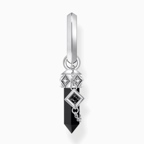THOMAS SABO fél pár fülbevaló Onyx fülbevaló CR724-641-11