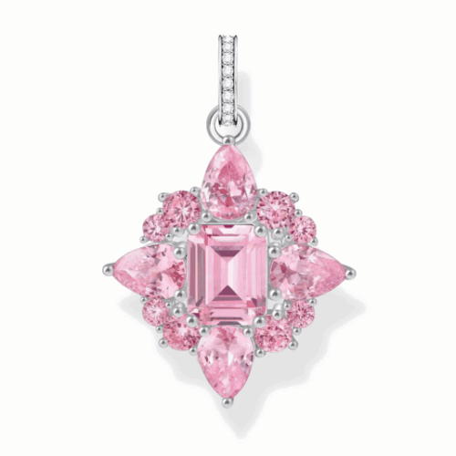THOMAS SABO medál Pink zirconia medál PE963-051-9