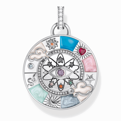 THOMAS SABO medál Wheel of fortune medál PE962-340-7