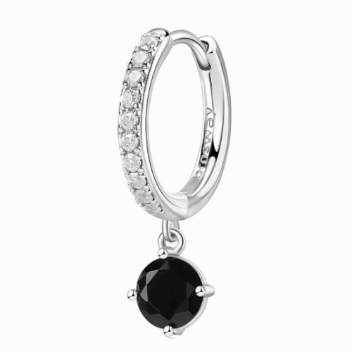BROSWAY fél pár fülbevaló Mystery Black fülbevaló BWFMB86