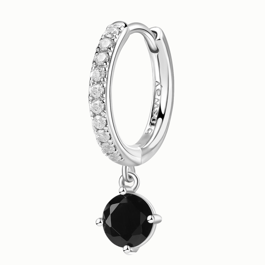 BROSWAY fél pár fülbevaló Mystery Black fülbevaló BWFMB86