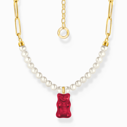 THOMAS SABO x HARIBO Red goldbears & pearls nyaklánc nyaklánc KE2207-430-10