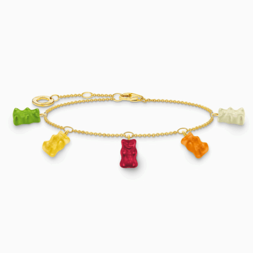 THOMAS SABO x HARIBO Colourful goldbears karkötő karkötő A2152-413-7