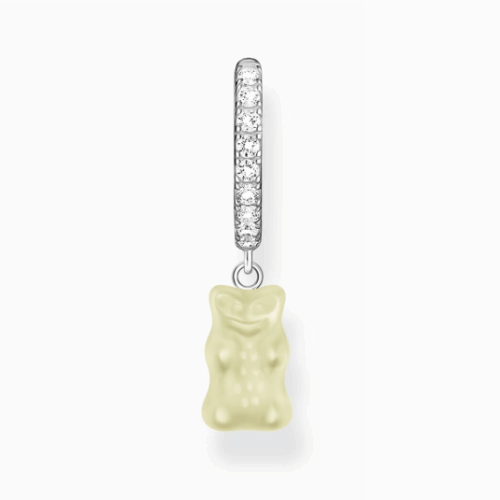 THOMAS SABO x HARIBO White goldbear fél pár fülbevaló fülbevaló CR726-052-14