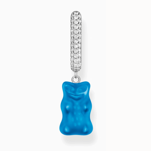 THOMAS SABO x HARIBO Blue goldbear fél pár fülbevaló fülbevaló CR727-052-1