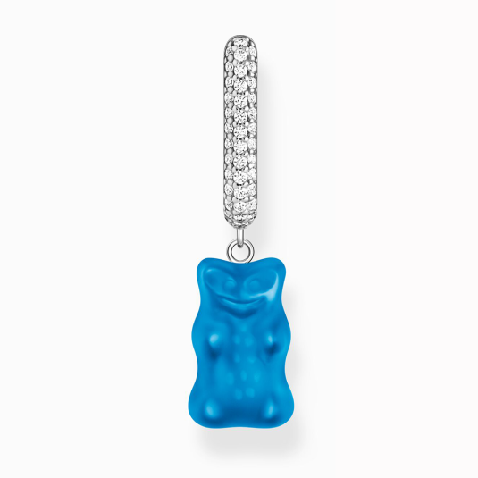 THOMAS SABO x HARIBO Blue goldbear fél pár fülbevaló fülbevaló CR727-052-1