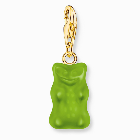 THOMAS SABO x HARIBO Green goldbear charm medál medál 2192-413-6