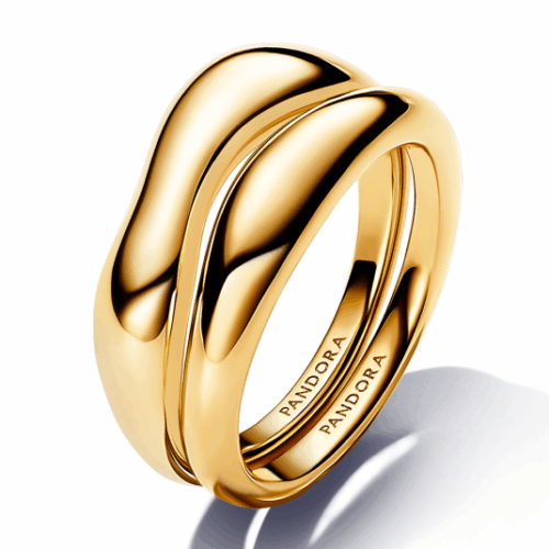 PANDORA ESSENCE aranyozott gyűrű készlet gyűrű 163264C00