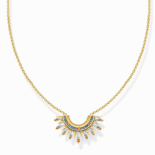THOMAS SABO nyaklánc Sun beams and colourful stones nyaklánc KE2203-488-7
