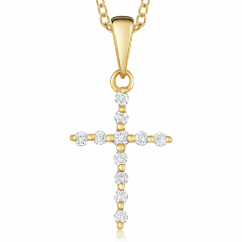 SOFIA DIAMONDS arany keresztes medál medál CK47-00029-1250