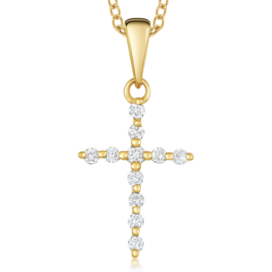 SOFIA DIAMONDS arany keresztes medál medál CK47-00029-1250