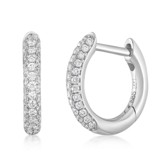 SOFIA DIAMONDS arany karika fülbevaló gyémánttal fülbevaló CK37005181855