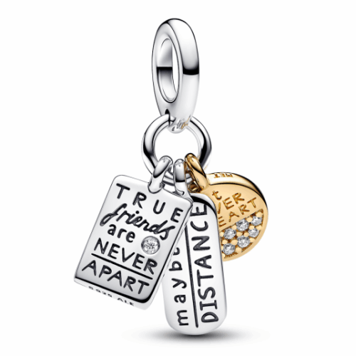 PANDORA aranyozott Barátság charm