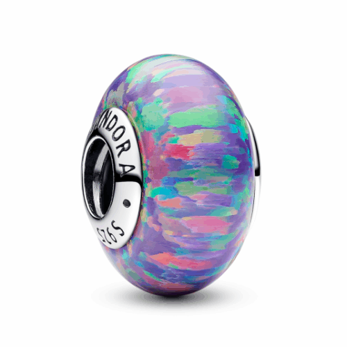 PANDORA Lila opál charm