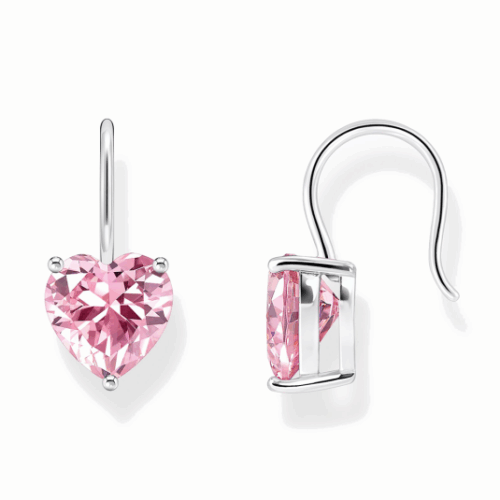 THOMAS SABO Pink heart fülbevaló fülbevaló H2288-051-9
