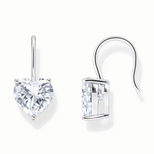 THOMAS SABO White heart fülbevaló fülbevaló H2288-051-14