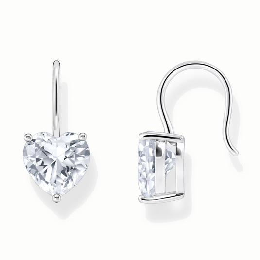 THOMAS SABO White heart fülbevaló fülbevaló H2288-051-14