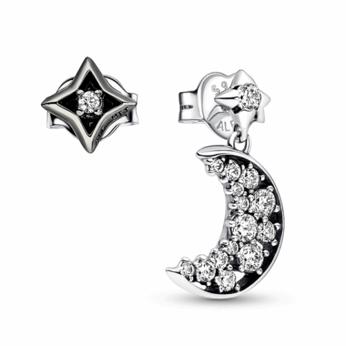 PANDORA Hold és Csillag fülbevaló fülbevaló 292782C01