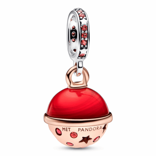 PANDORA aranyozott Mars charm