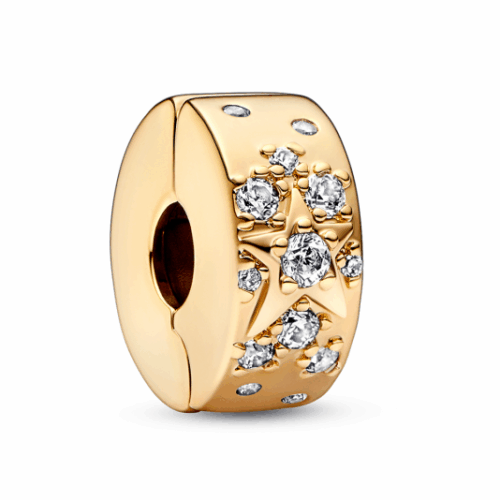 PANDORA aranyozott Tejút klip charm