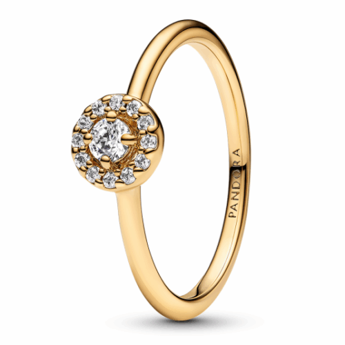 PANDORA aranyozott pavé gyűrű gyűrű 163554C01
