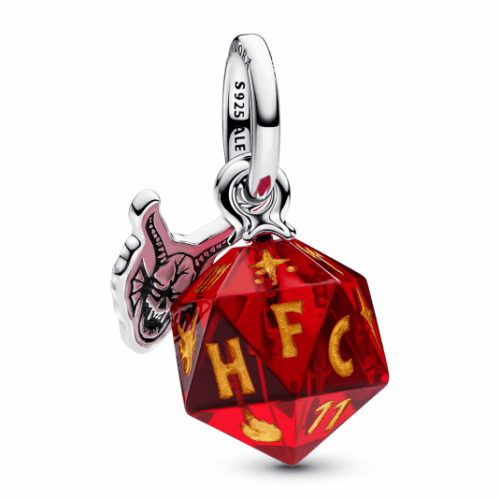 PANDORA Stranger Things Hellfire Club charm
