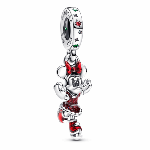 PANDORA Disney Minnie korcsolyán charm