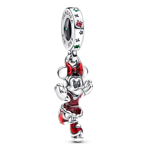PANDORA Disney Minnie korcsolyán charm